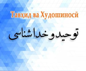 Тавҳид-ва-Худошиносӣ